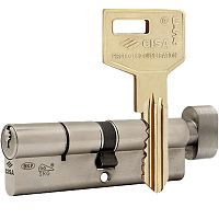 Циліндр CISA C3000 80T (35*45T) нікель матовий 3 ключі